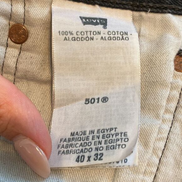 EUC LEVIS 501 ORIGINAL FIT MEN'S JEANS - Picture 8 of 14